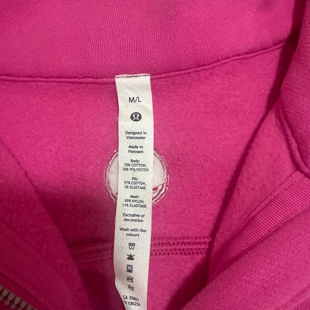 lululemon athletica Pink Half-Zip Pullover - Picture 4 of 4